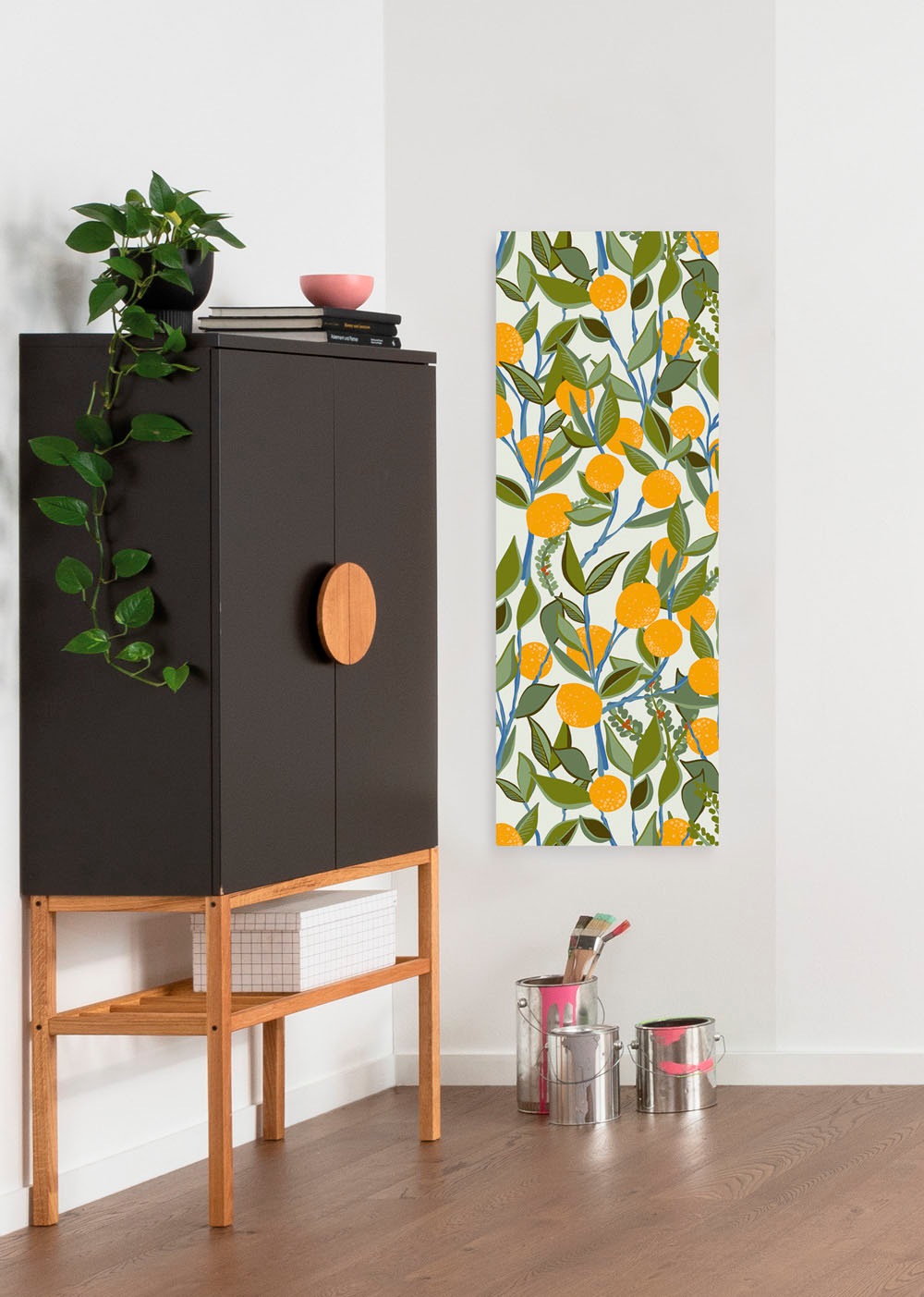 Komar Leinwandbild »Lemon Soda - Grösse 30 x 90 cm« Natur 1 Stk. tlg. Keilrahmenbild mi Echtholzrahmen
