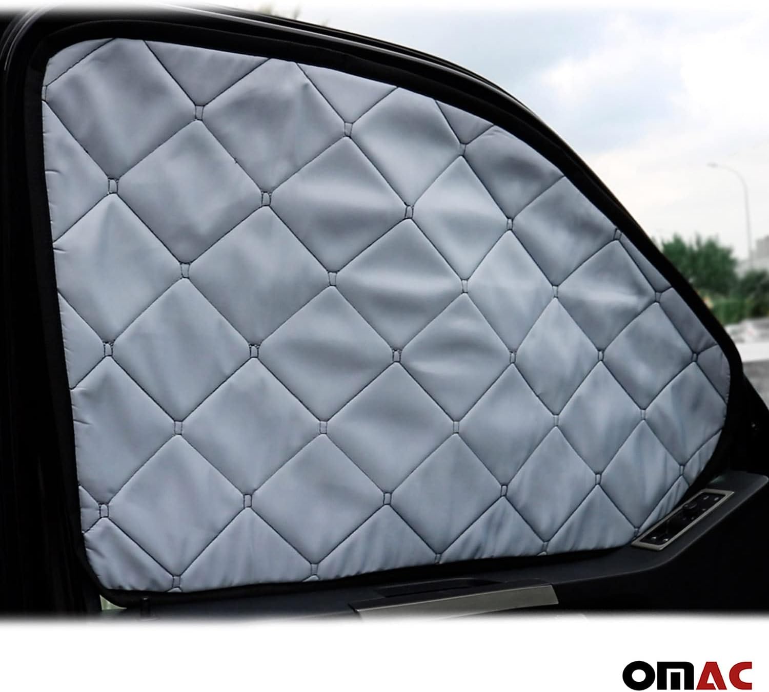 OMAC Magnetisch Vorhänge Thermo Sonnenschutz kompatibel mit Ford Tourneo Transit Custom 2013-24