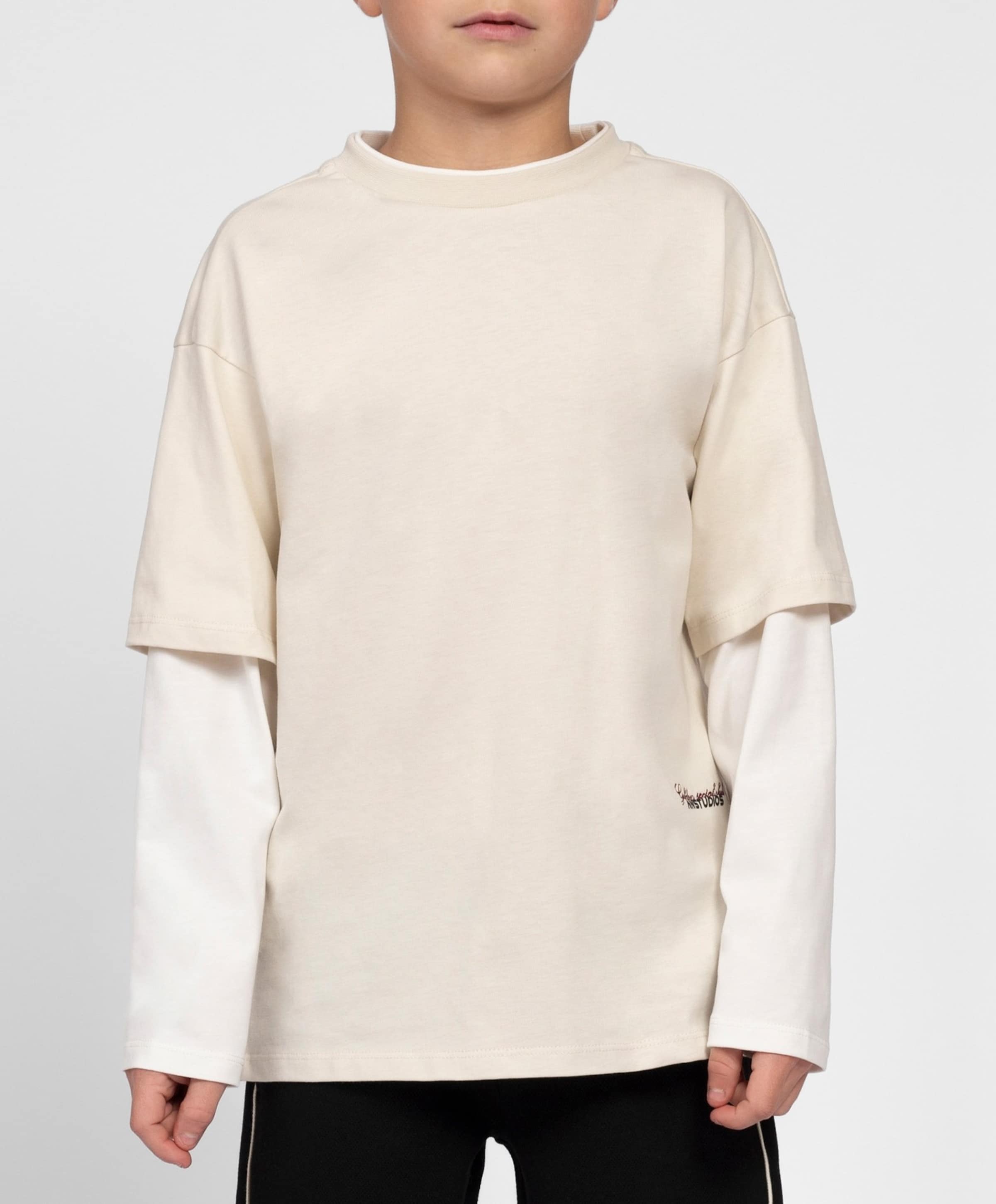 NIK & NIK Jongens longsleeve ecru