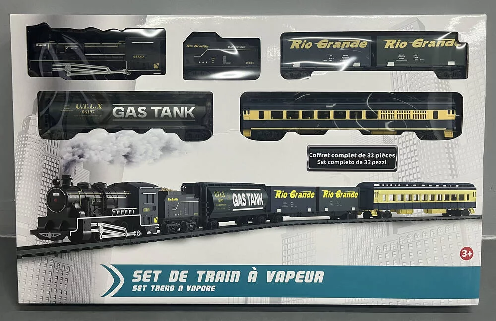 SET DE TRAIN A VAPEUR