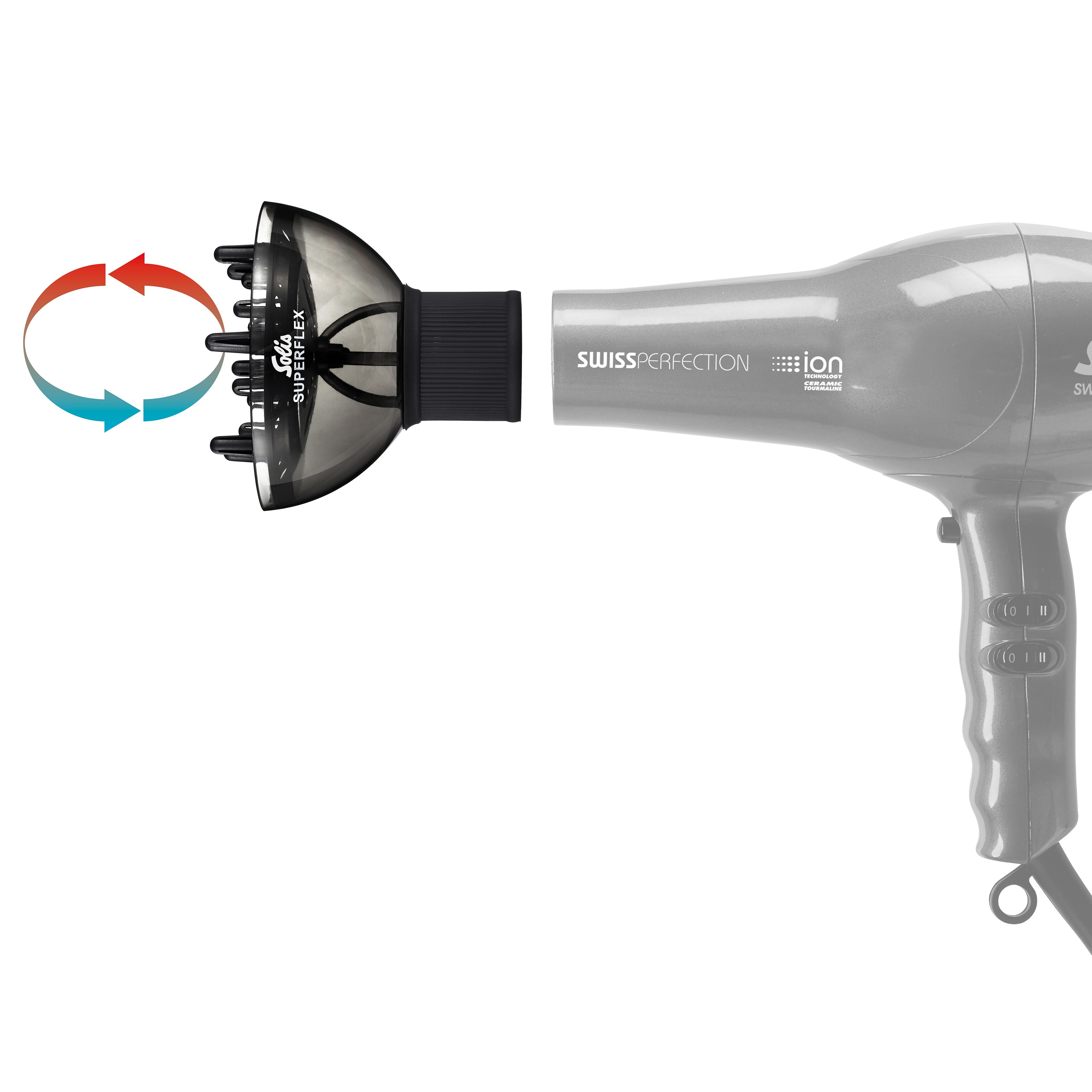 Solis Superflex Softstyler Diffusor für Solis Haartrockner regulierbar