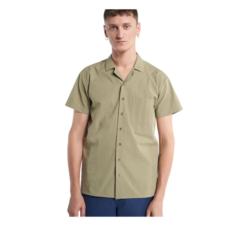 Olow Chemisette Okina  | Vert kaki