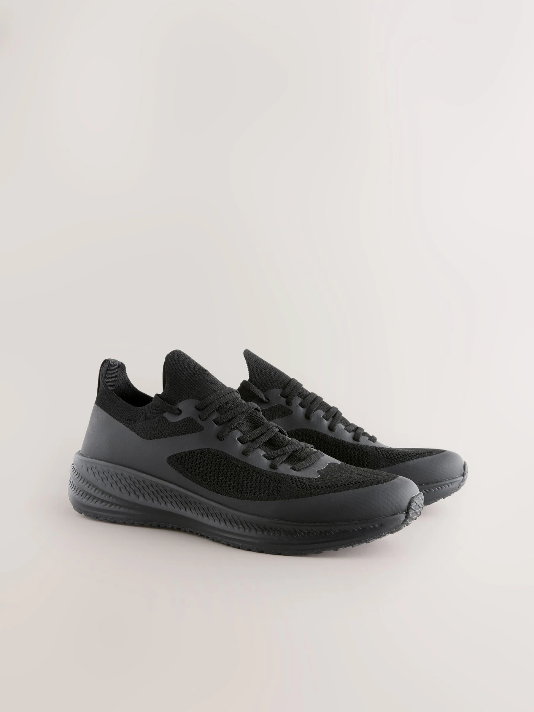 Zwart - Gebreide sneakers