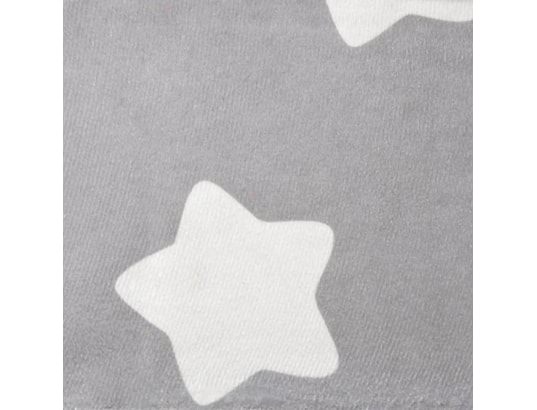VIDAXL - Chambre bébé Canapé-lit enfant 2 places gris clair étoiles peluche douce