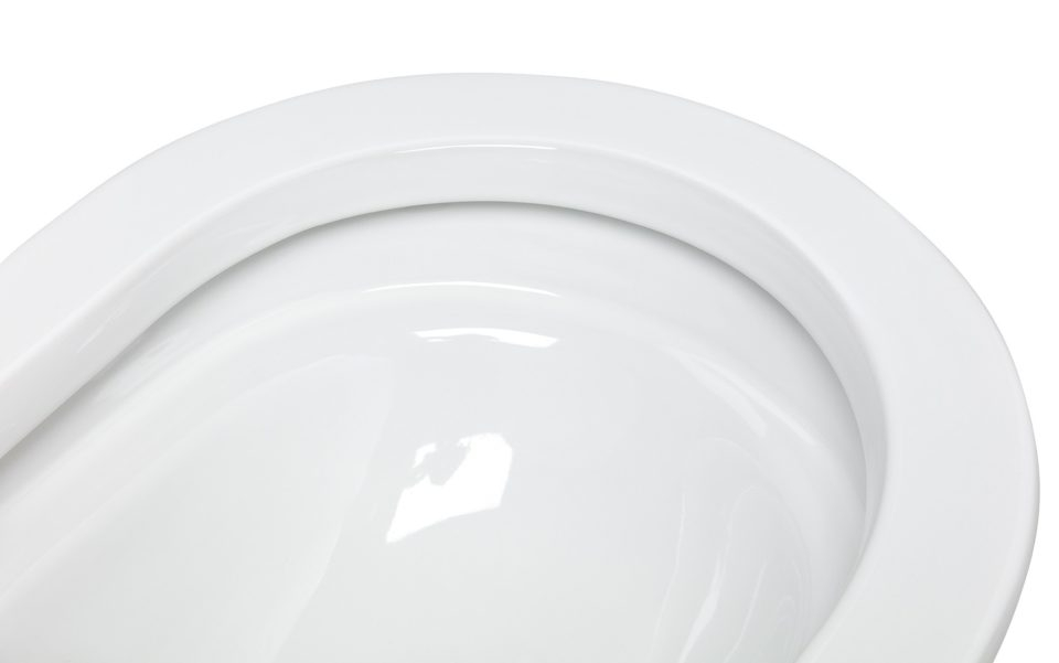 Rapowash douche wc basic wit randloos toilet met bidetsproeier