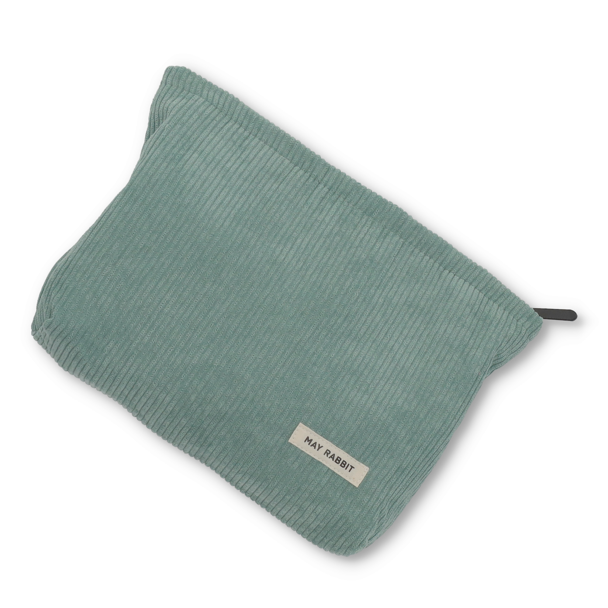(26x22x5cm) Kosmetik Make Up Tasche Necessaire Organizer Bag Riffel Design - Grün