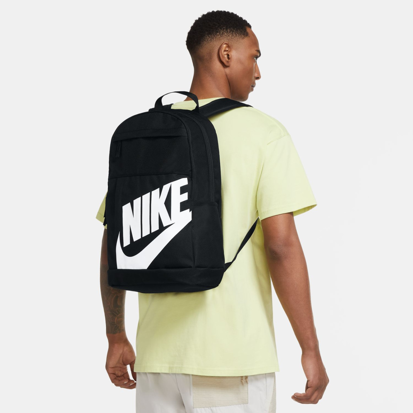 Nike Elemental Rugzak Zwart Wit