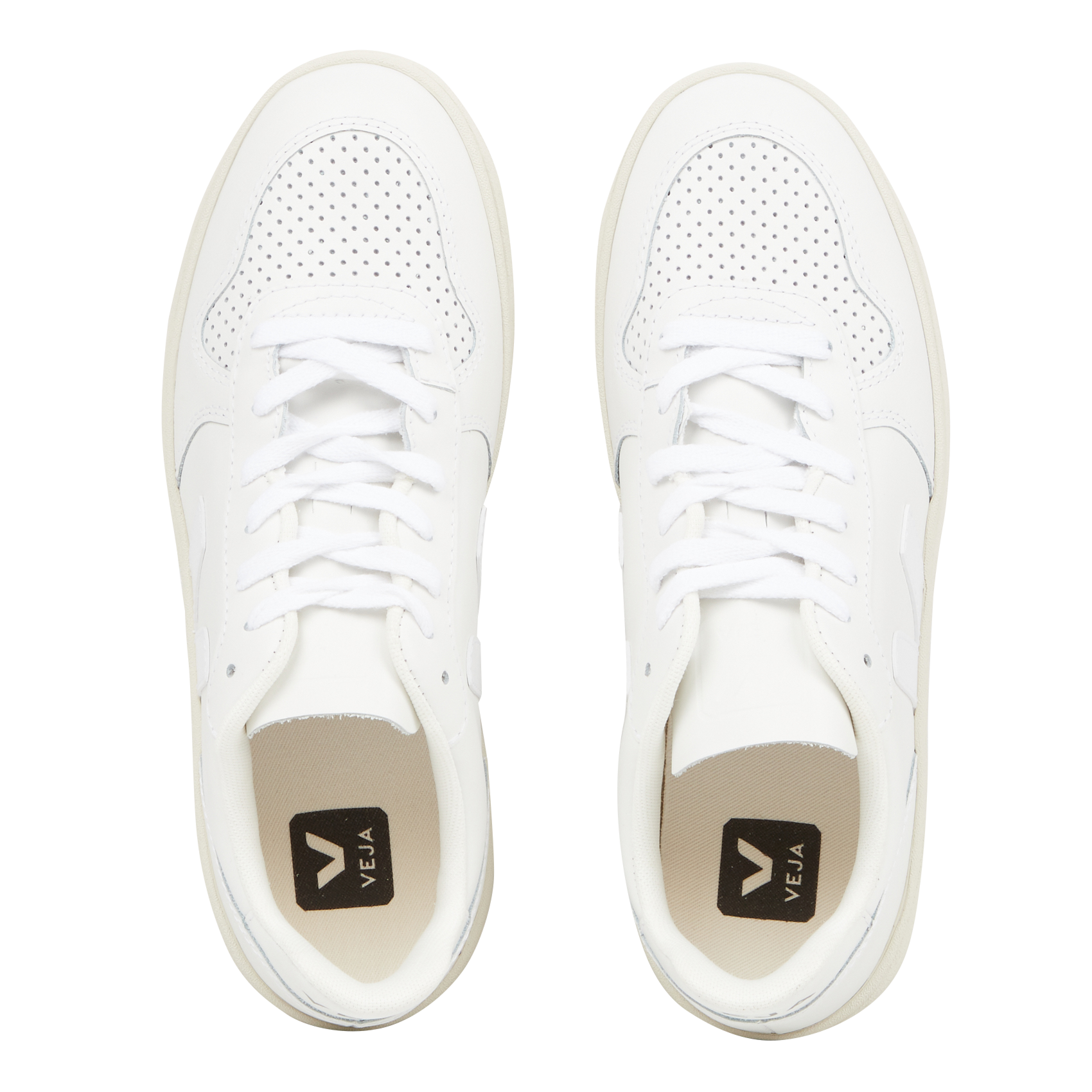 V-10 LEATHER - Baskets V-10 en cuir | Blanc