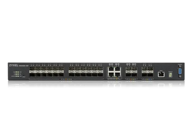 Zyxel XGS4600-32F - Switch - L3 - Administreret - 24 x Gigabit SFP   4 x combo Gigabit SFP   4 x 10 Gigabit SFP  - monterbar på stativ