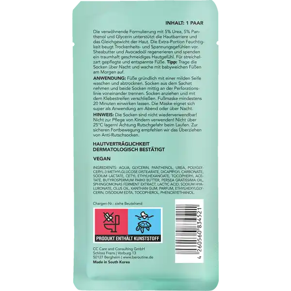 Urea Intensiv Socken Fußmaske