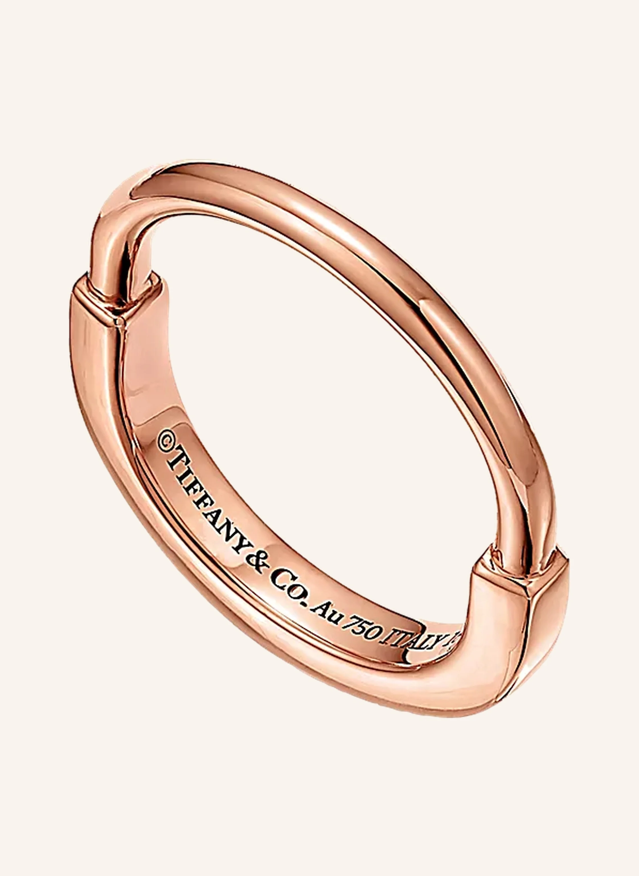 TIFFANY & Co. Tiffany Lock RING aus 18 Karat Roségold