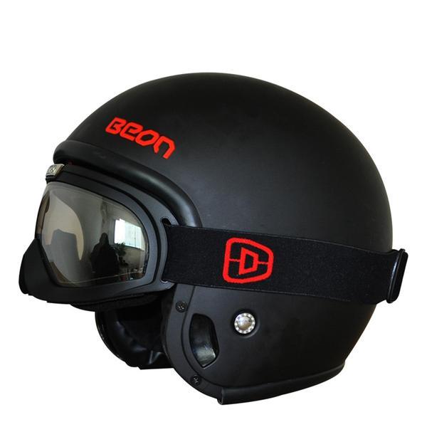 Casque Moto Modulable Intégral avec Lunettes BEON