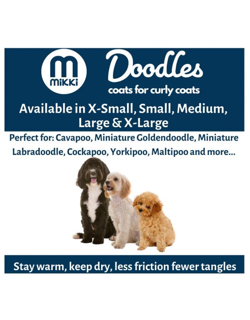 Mikki Doodle Coat Zwart - Hondenjas