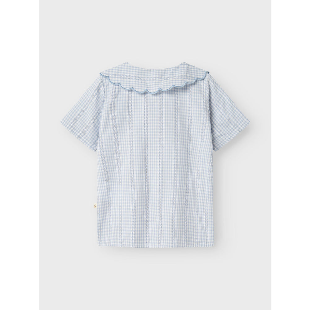 Køb Lil'Atelier Zen Blue Nmfhazelle Ss Loose Skjorte Lil
