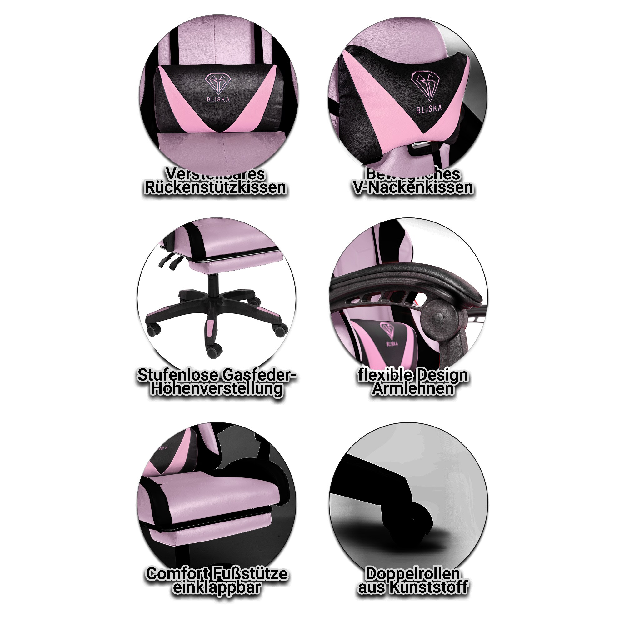 Gaming Stuhl Home Office Chair Racing Chefsessel Bürostuhl Sportsitz Büro Stuhl