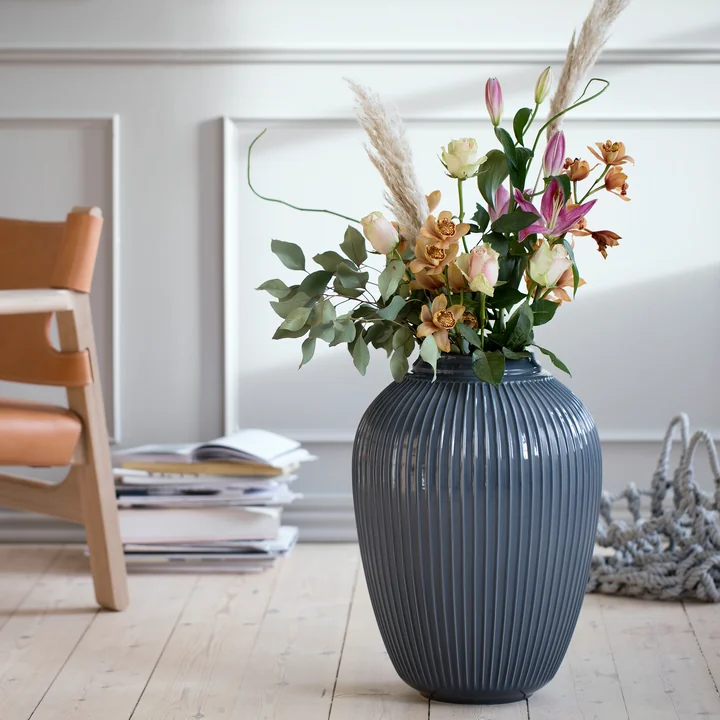 Kähler Design - Hammershøi Bodenvase H 50 cm, weiss