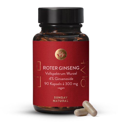 Sunday Natural Products  Roter Ginseng Natur 4%