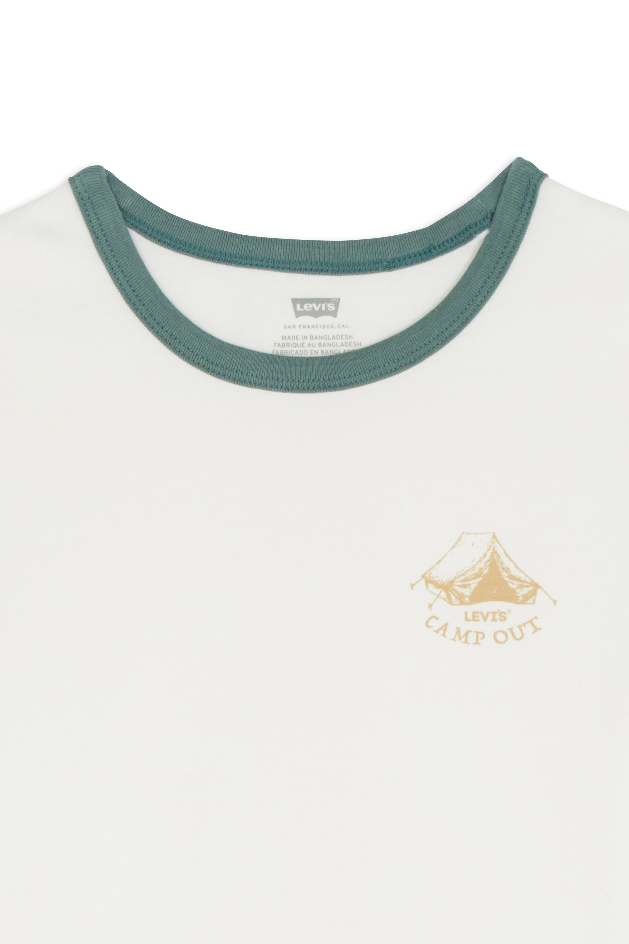 LEVI'S T-shirt GRAPHIC RINGER RICKIE Blanc