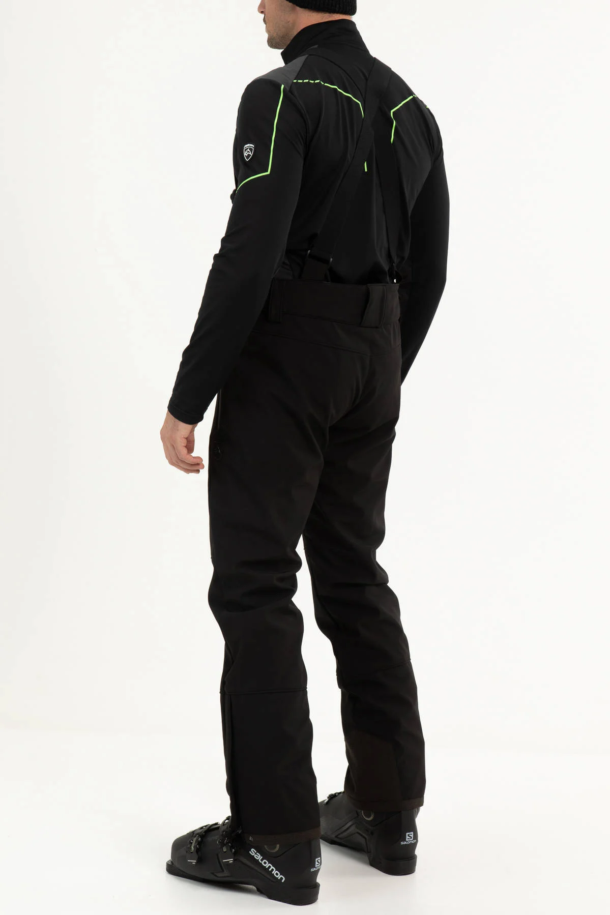 Falcon softshell skibroek Joshua zwart