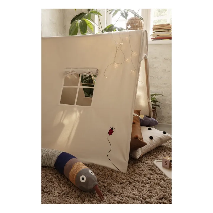 Ferm Living Kids Tente coccinelle | Blanc cassé