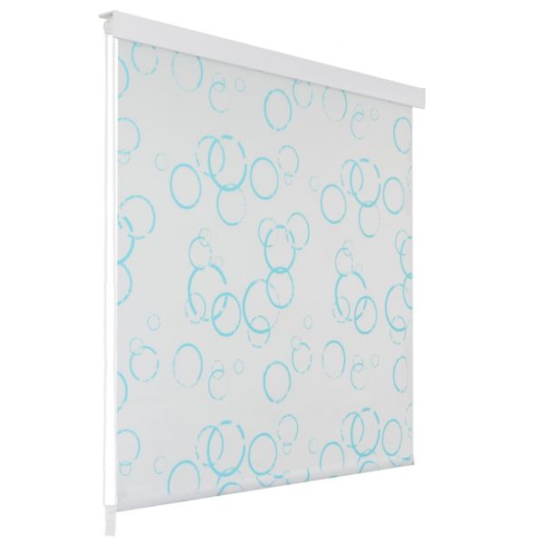 Estore de Rolo para o Duche 100x240 cm Bolhas - 142866