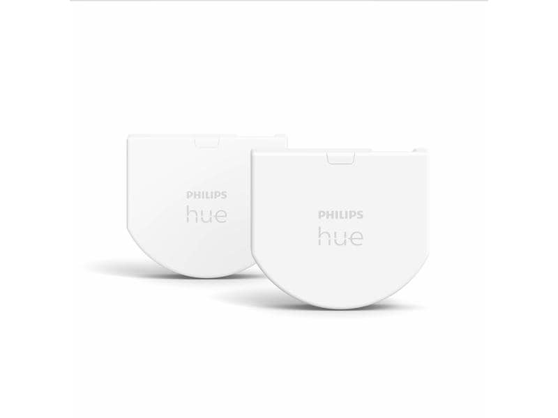 Philips Hue Zubehör Wandschalter Modul Doppelpack Wandschalter Modul für Hue Lichtsysteme