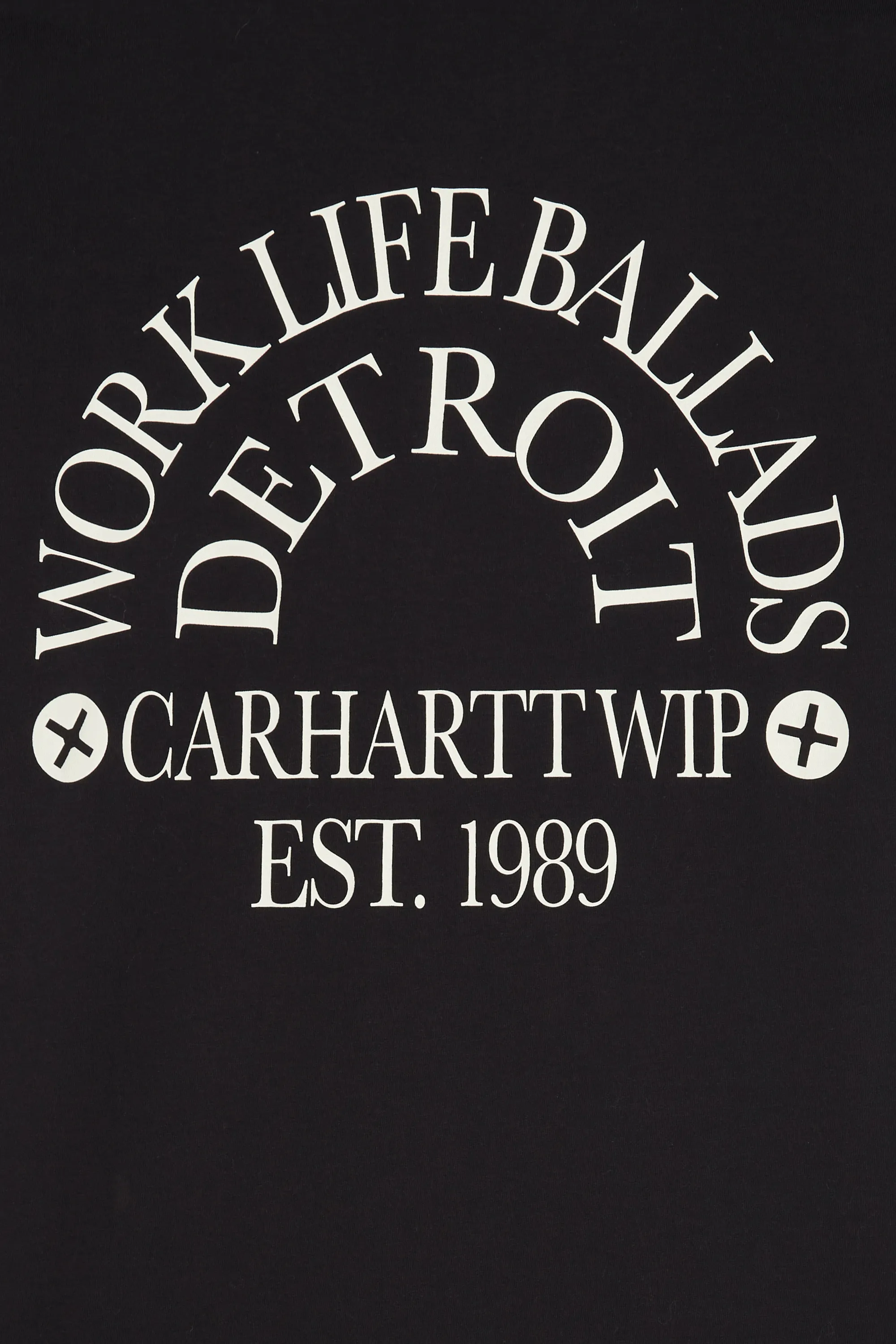 CARHARTT WIP T-shirt  S/S Work Varsity T-Shirt Noir