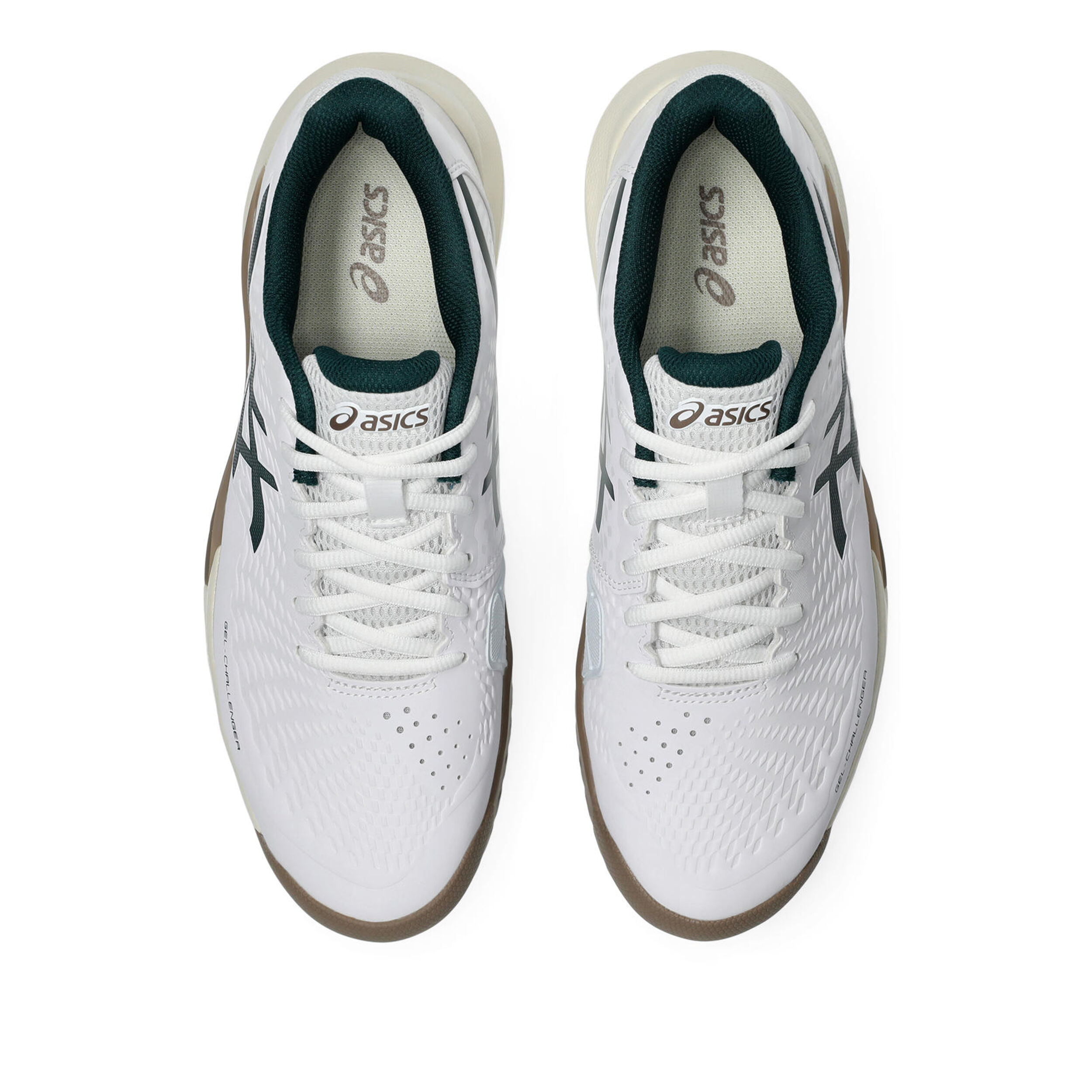 ASICS Gel-Challenger 14 Chaussures Toutes Surfaces Hommes - Blanc , Vert Foncé