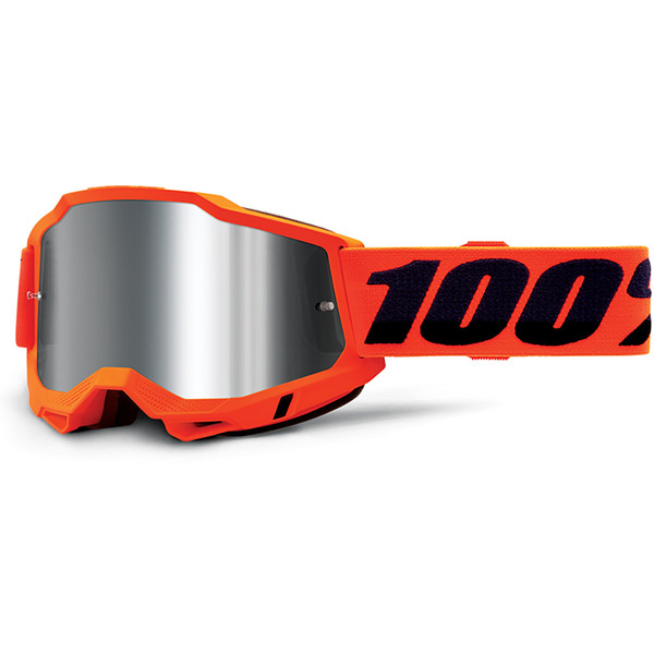 100% - Masque Accuri 2 - Ecran Mirror Orange / Noir / Iridium