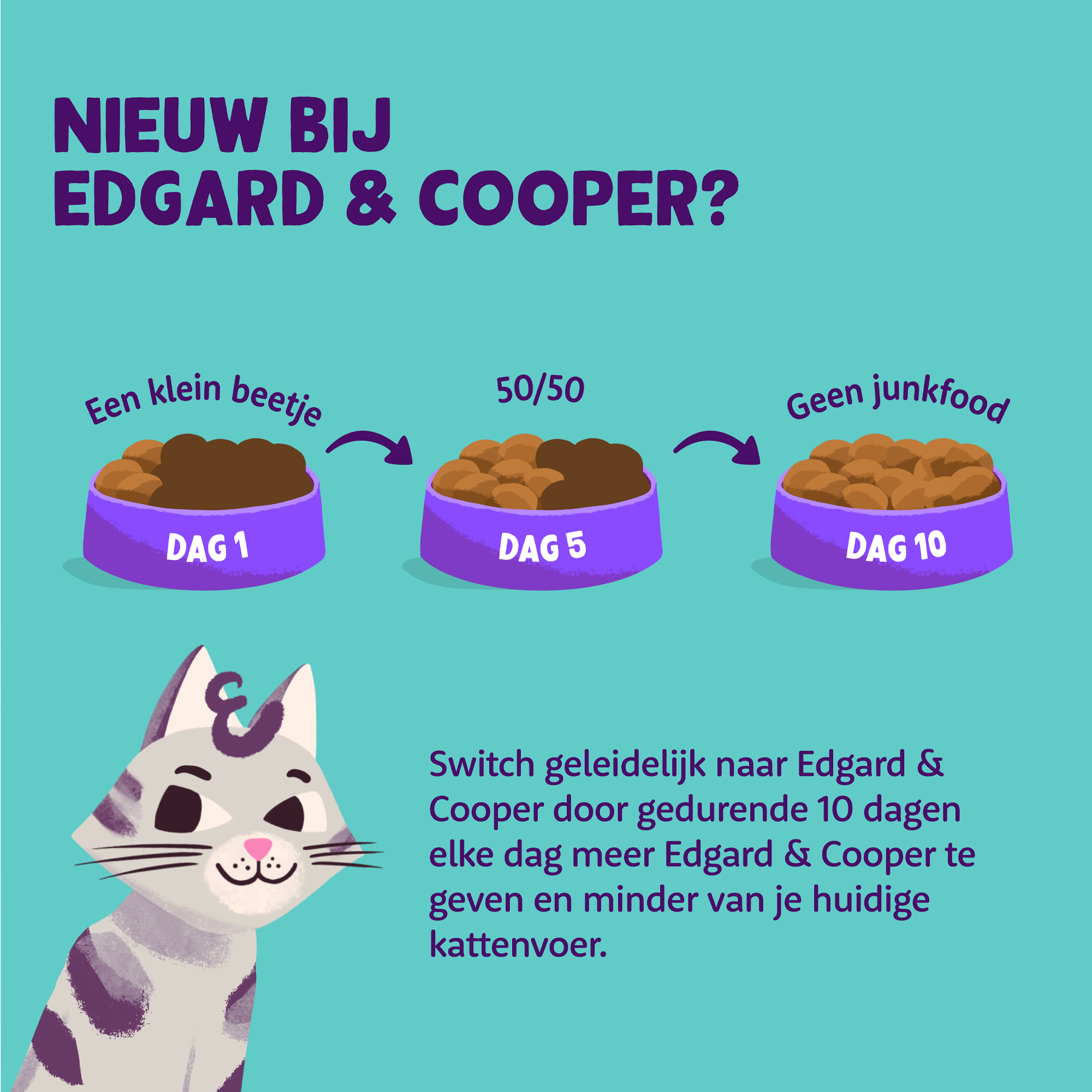 Edgard & Cooper Adult Cat - Atlantische Zalm - Kibbles