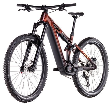 VTT Électrique Tout-Suspendu Cube Stereo Hybrid One77 HPC Race 800 Shimano Deore 12V 800 Wh 29''/27.5'' Orange Liquid 2025