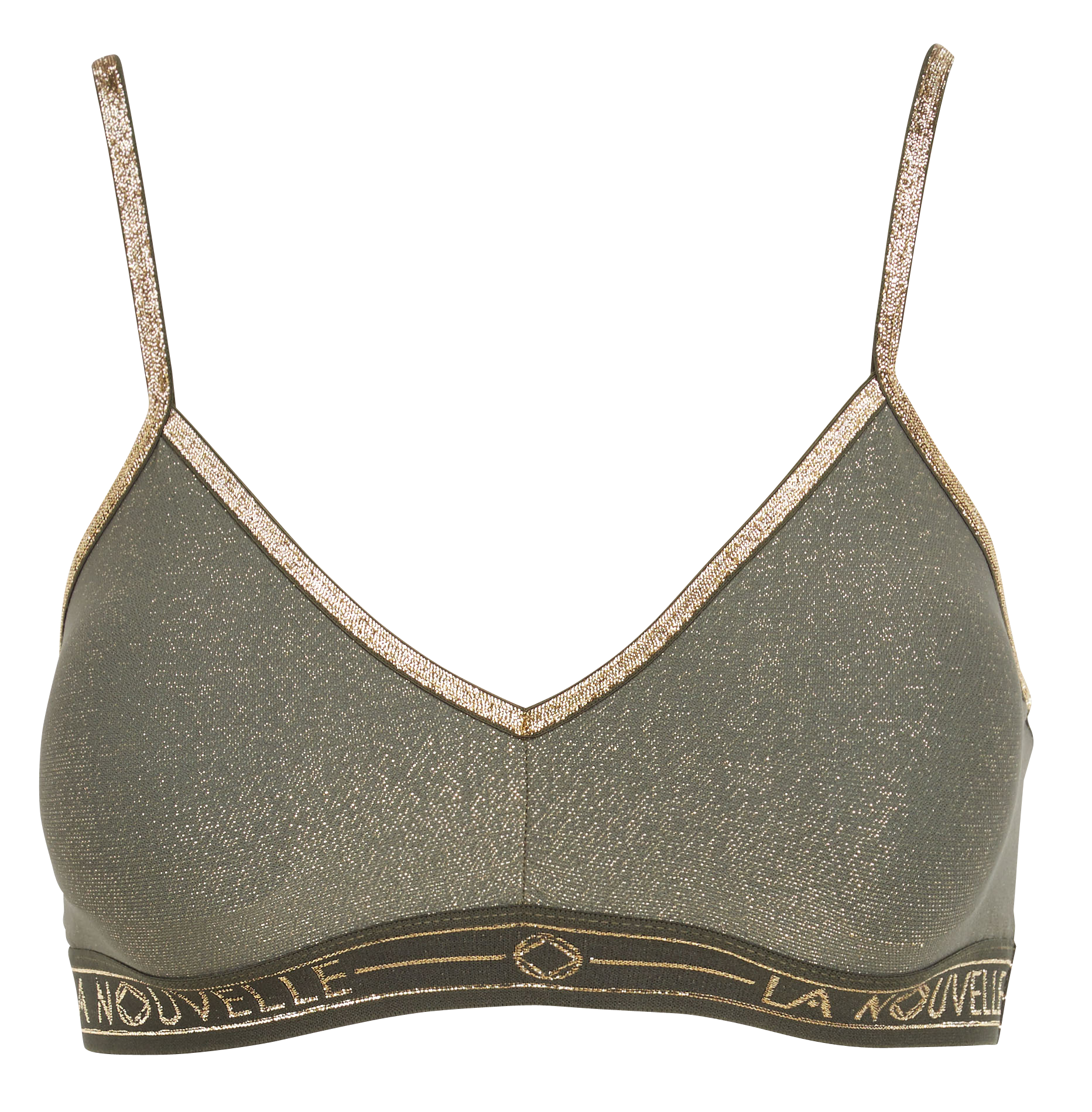 Georgia - Brassière triangle avec coques | Vert