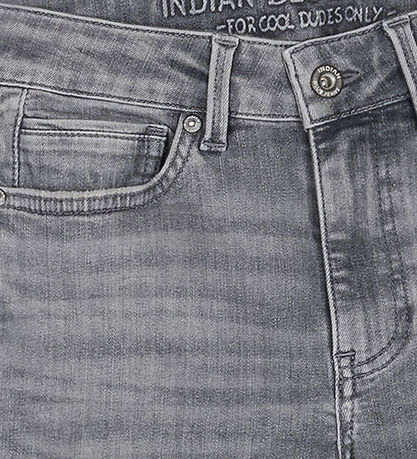 Indian Blue Jeans Jeans - TapeRød Fit - Light Grey Denim