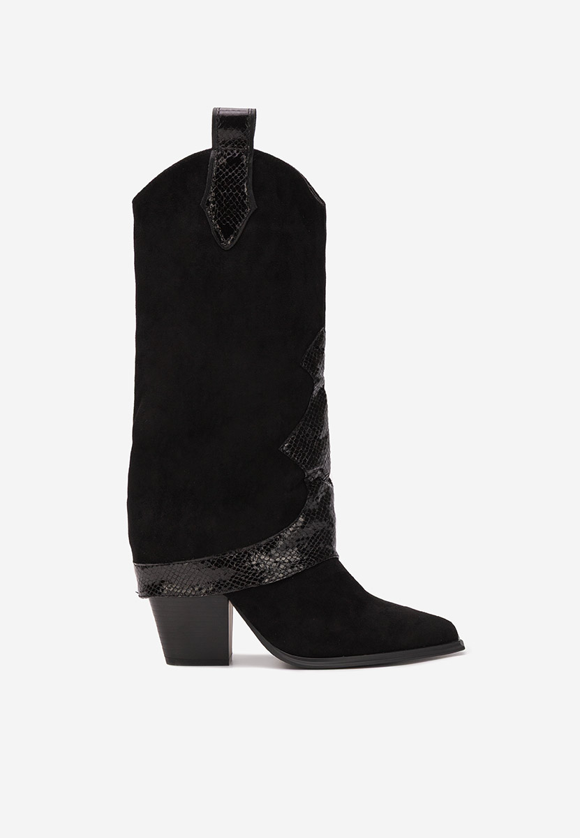 Santiag femme noires Nistora