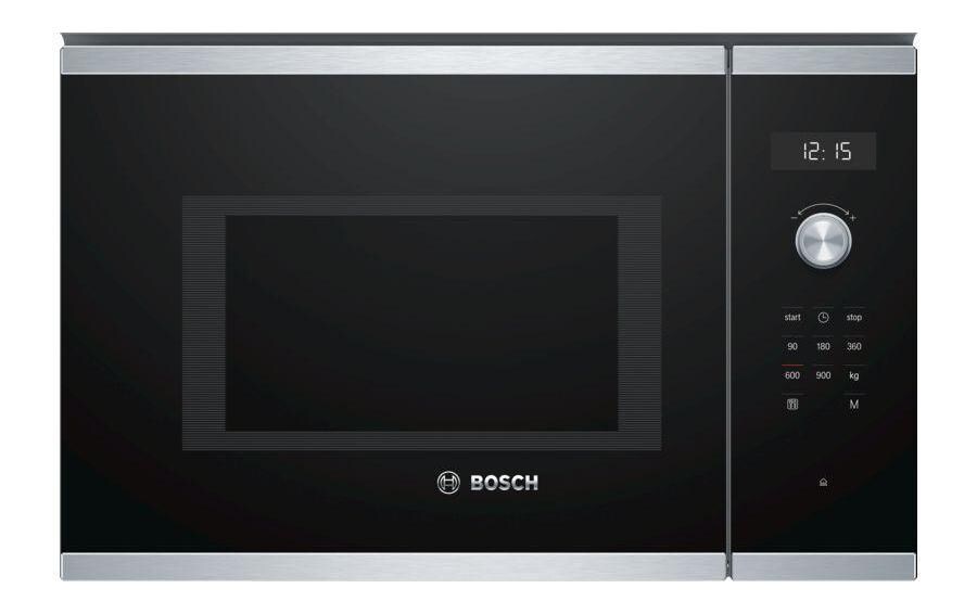 Einbaumikrowelle BFL554MS0 Schwarz/Silber<br>900 W Mikrowelle