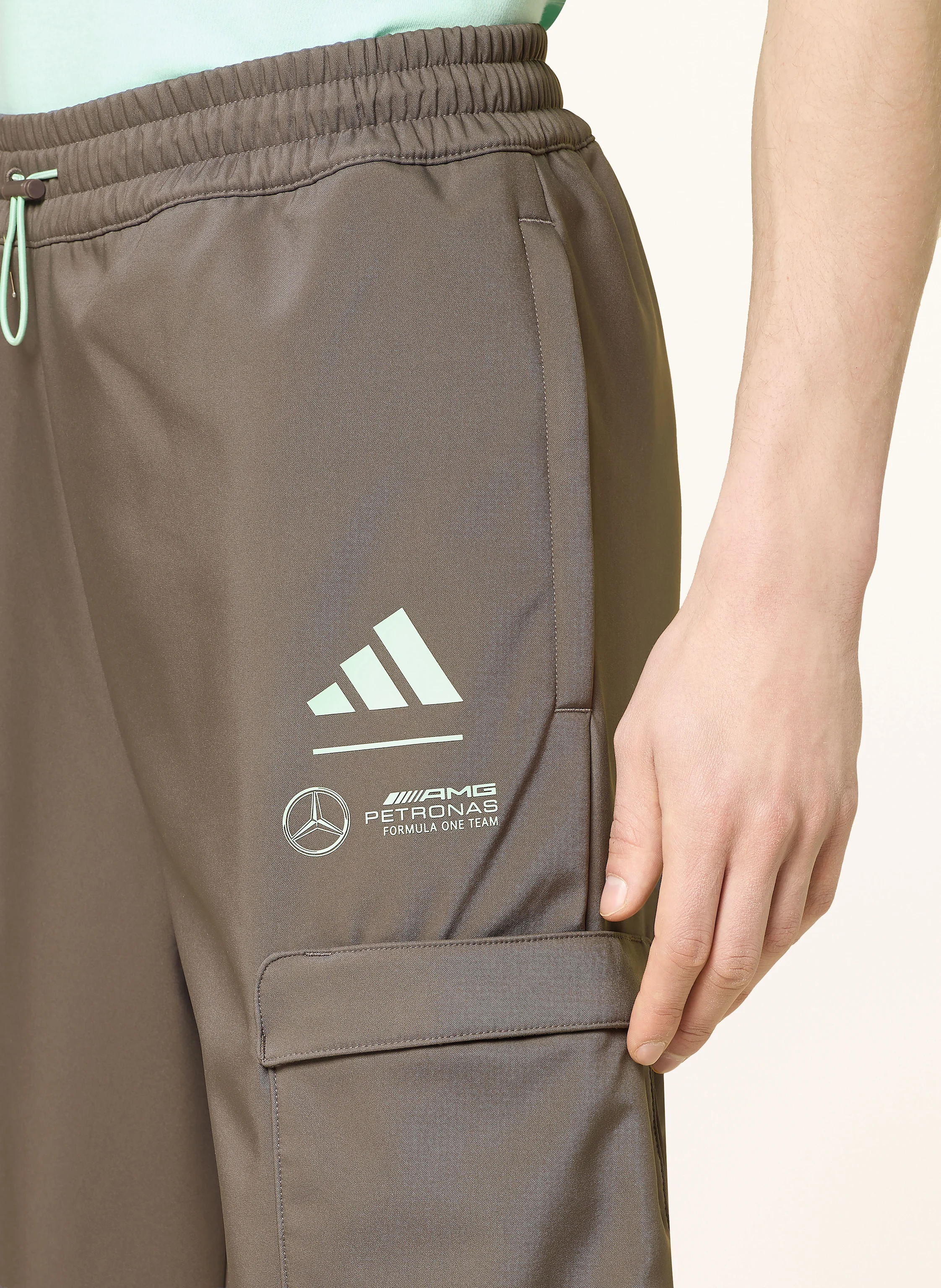 adidas Track Pants MERCEDES - AMG PETRONAS FORMULA ONE TEAM PREMIUM