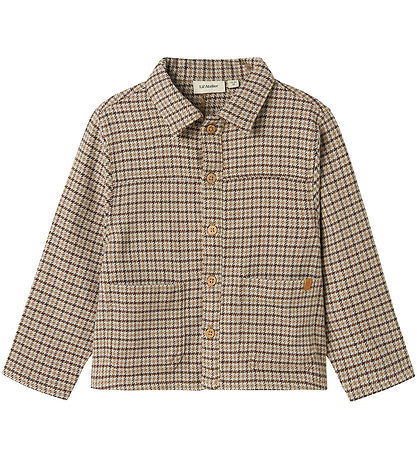 Lil' Atelier Hemd - NmmTevin - Versteinert Oak m. Karos