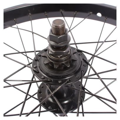 BMX Roue Arriere ARSENIC Noir 18 Pouces KHEbikes