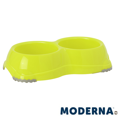 MP SMARTY COMEDOURO DUPLO PARA CÃES Nº 1 (VERDE 2 x 330 ml (24 x 6))