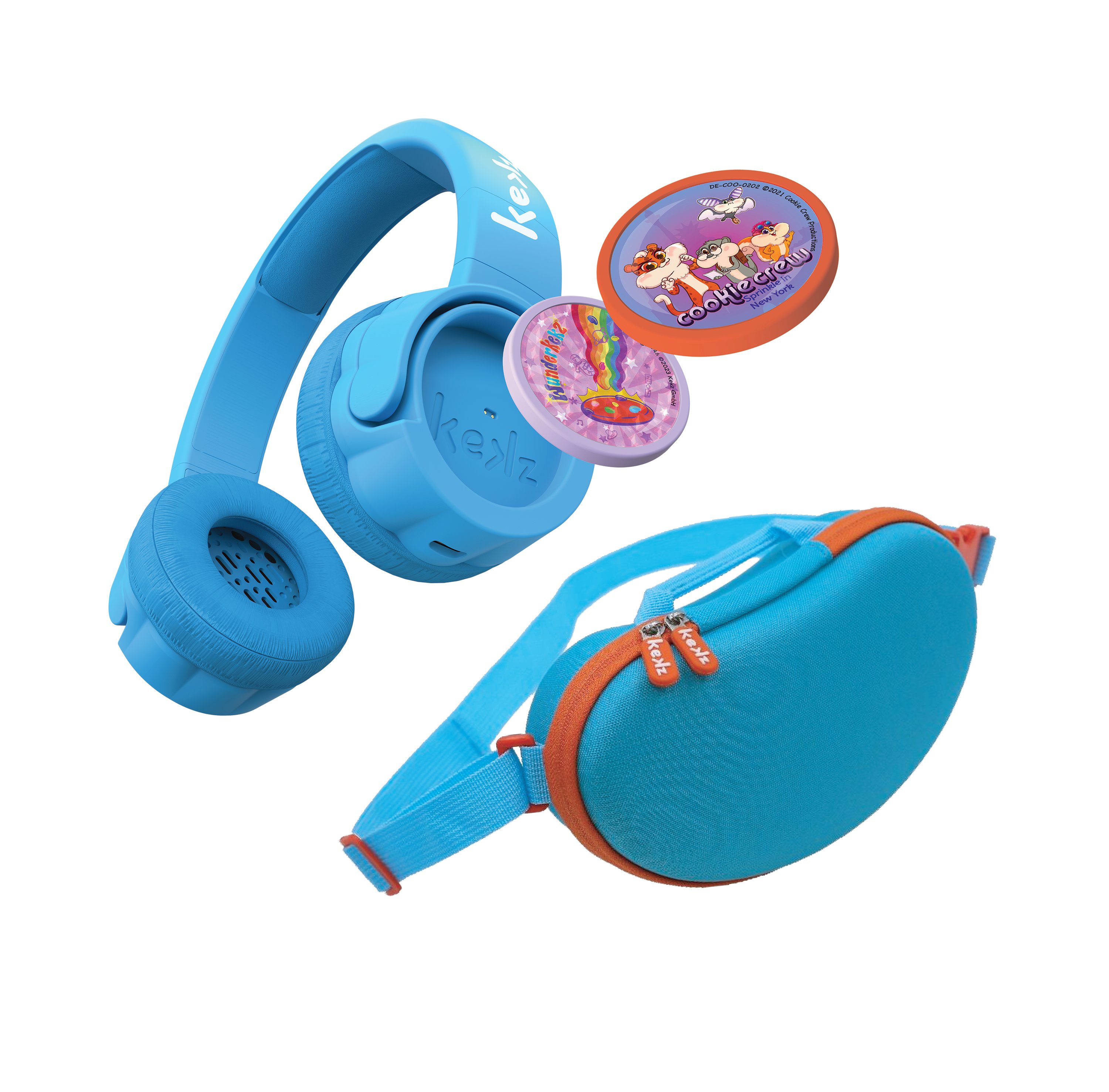 KekzHörer Premium Starterset Drix Blau (2.Generation mit Wunderkekz + blaue Bohn