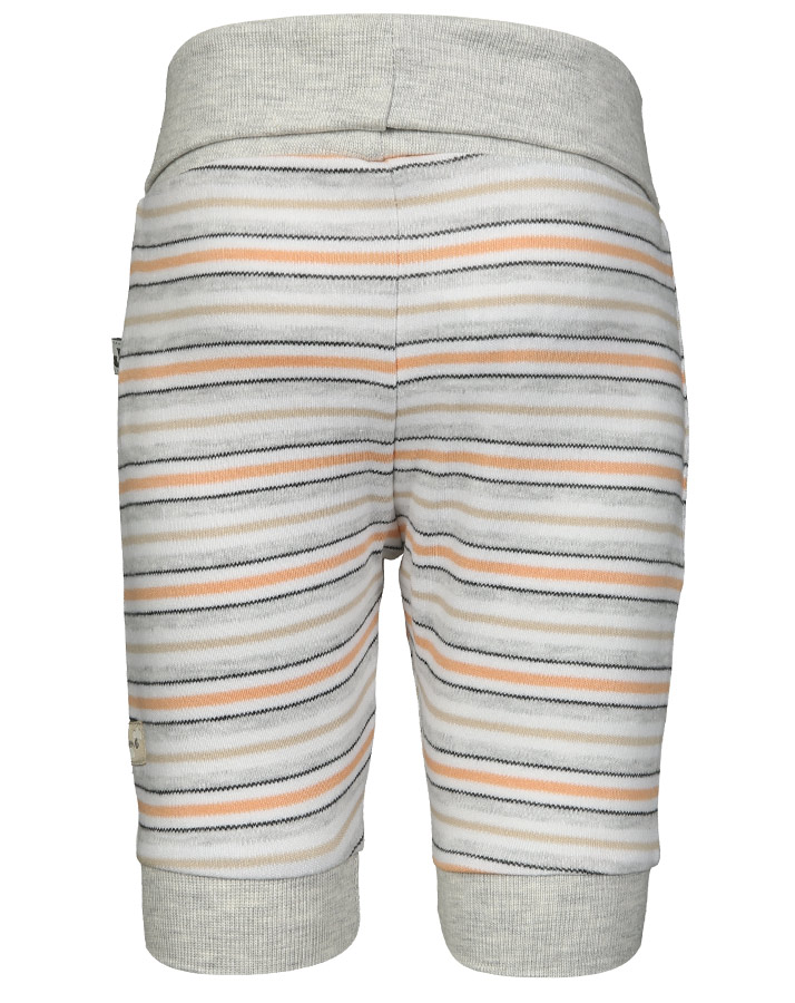 Jersey-Schlupfhose RINGEL DESIERTO gestreift in grau/orange