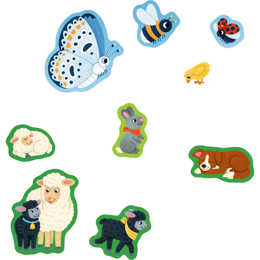 Coppenrath Meine Mini-Stickerwelt: Lämmchen und Co. - Mini-Künstler
