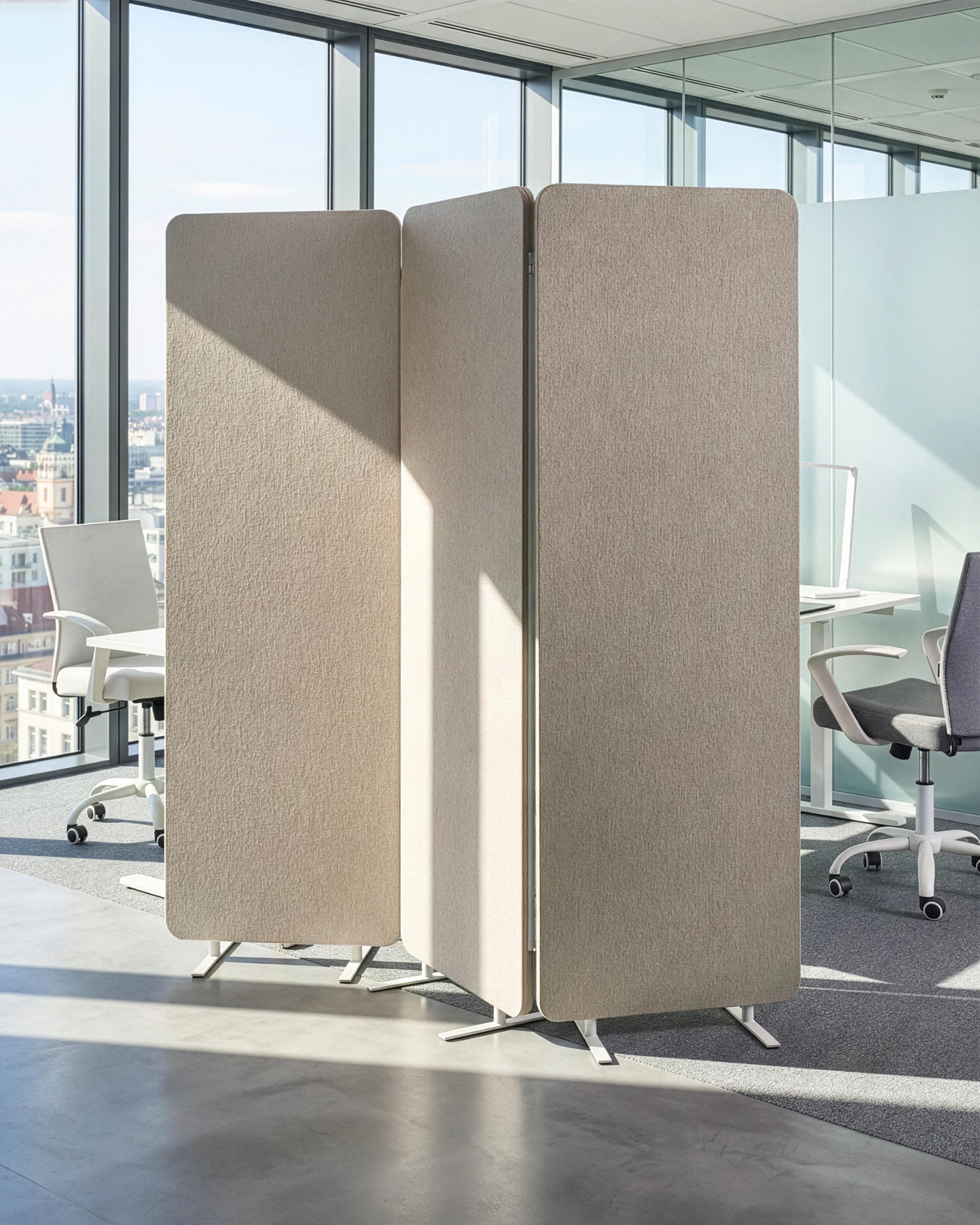 Scheidingswand voor kantoor STANDI Beige