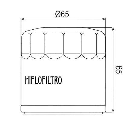 Filtre à huile HifloFiltro HF554 Type origine
