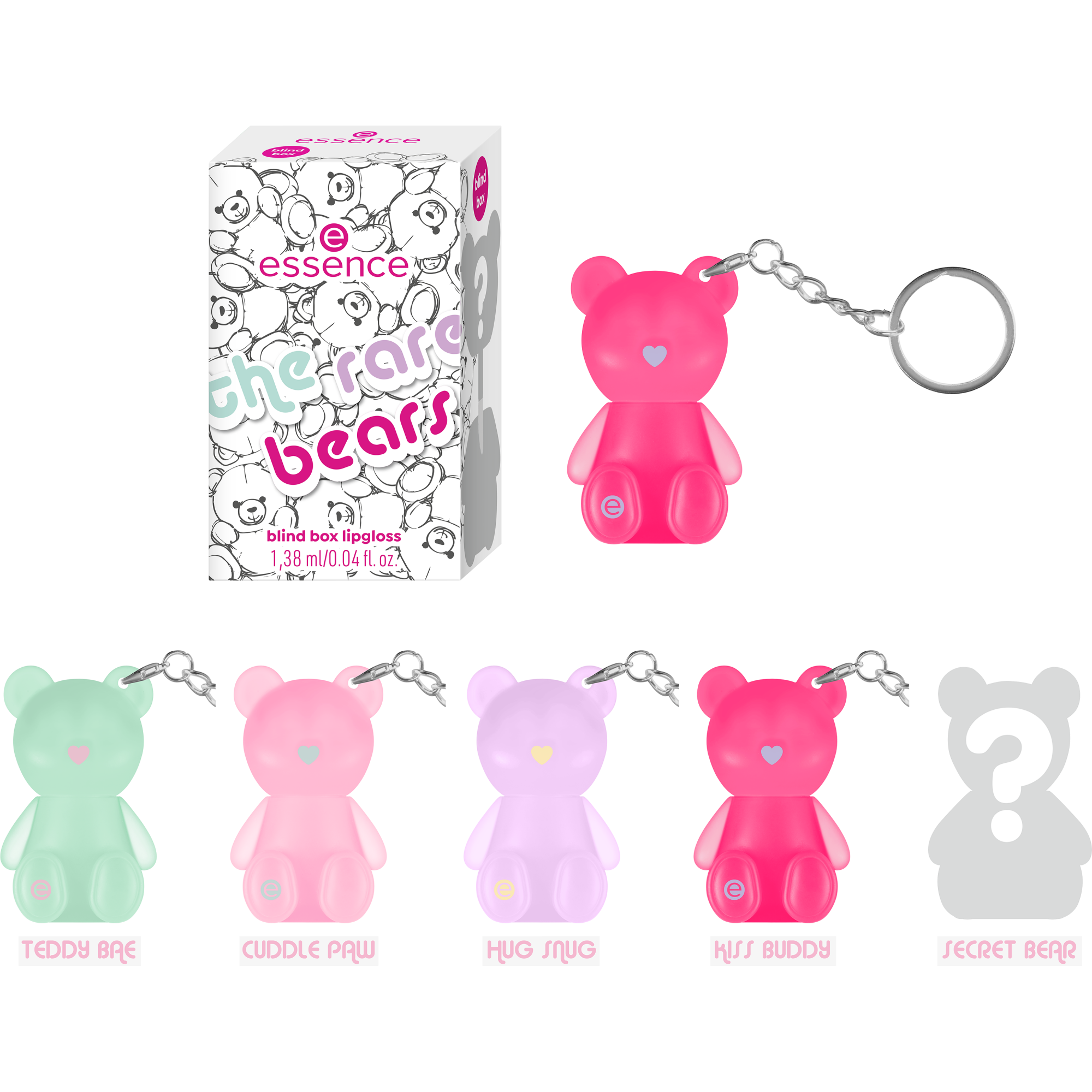 the rare bears blind box lipgloss