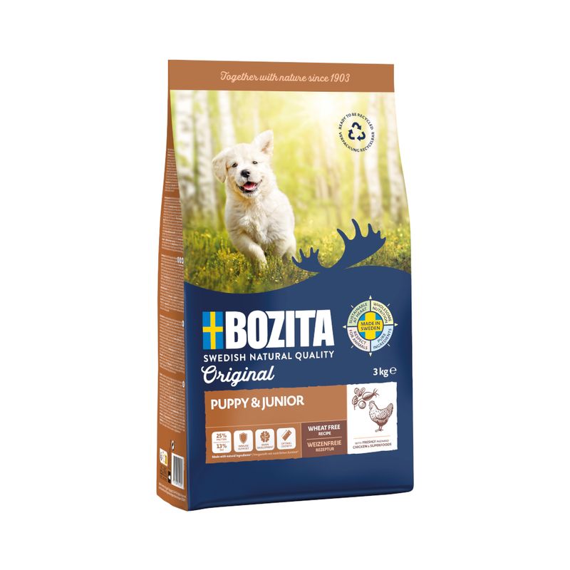 Bozita Original Puppy & Junior sans blé