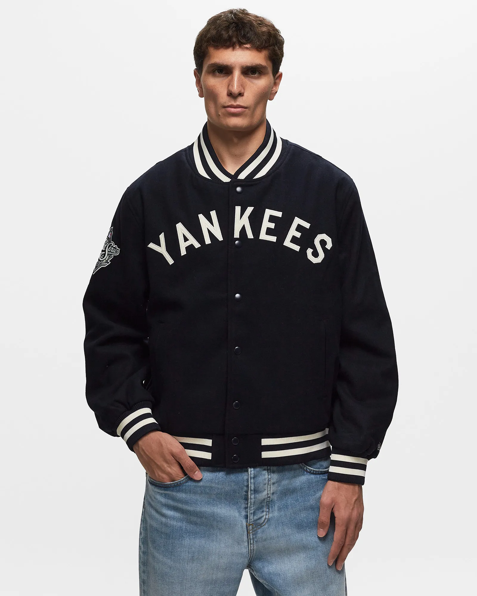 New Era MLB PATCH VARSITY JACKET NEW YORK YANKEES