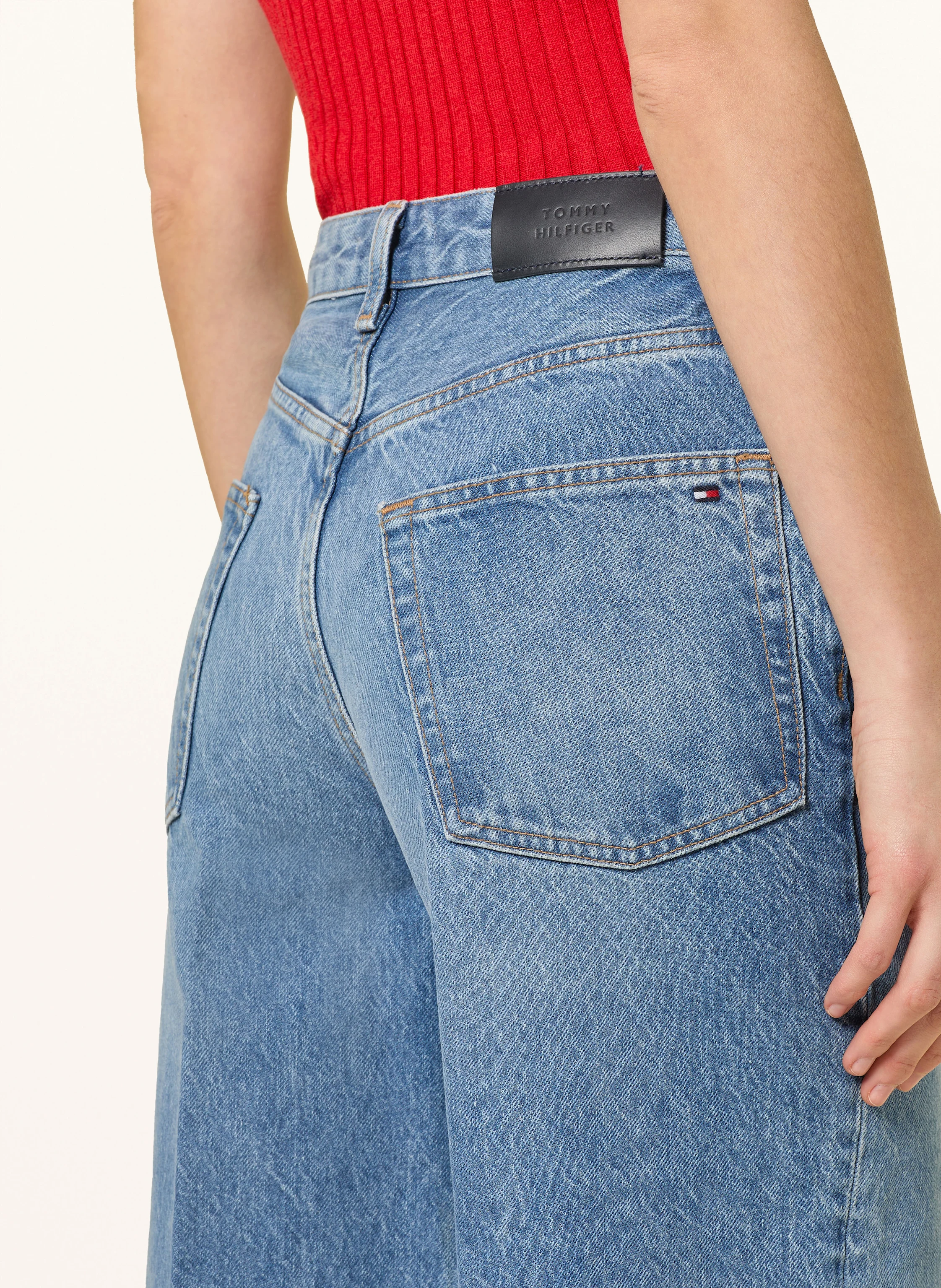 TOMMY HILFIGER Jeans mit Leinen