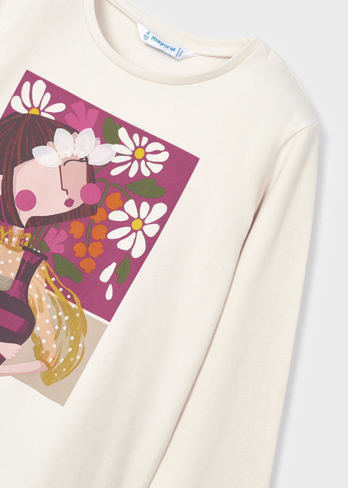 Camiseta estampada Better Cotton para meninas