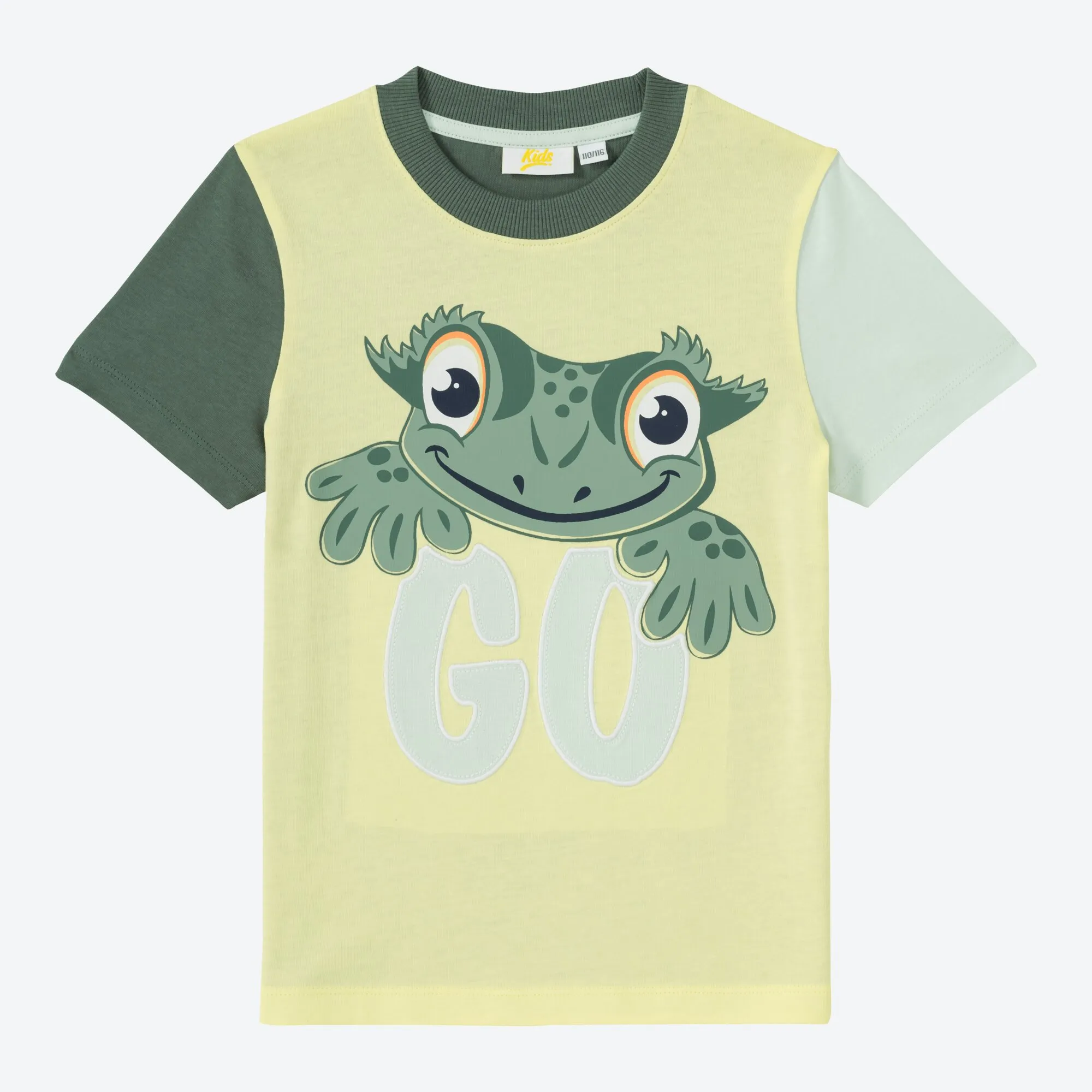 Jungen-T-Shirt mit Gecko-Frontaufdruck